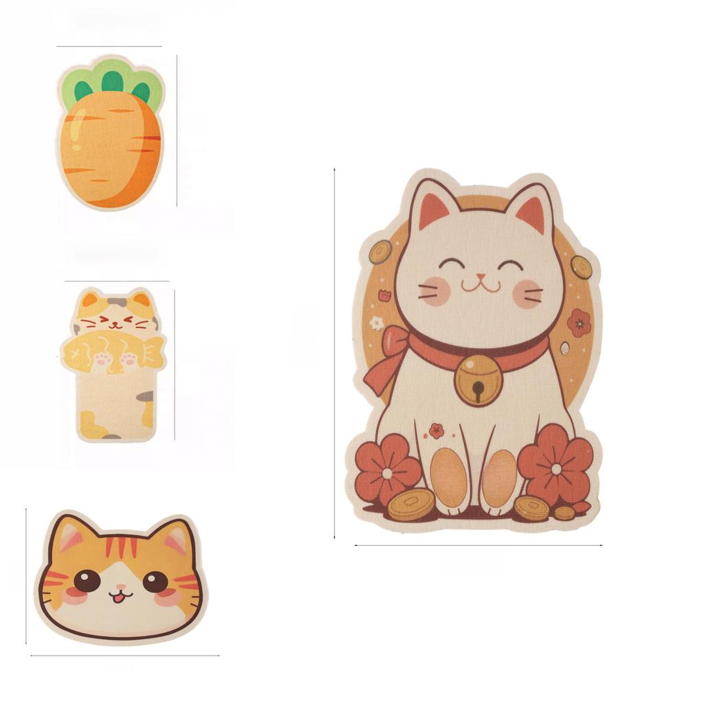 Cartoon Cat Wall Art With Scratchboard And Wearresistant Polyester For Indoor Cats