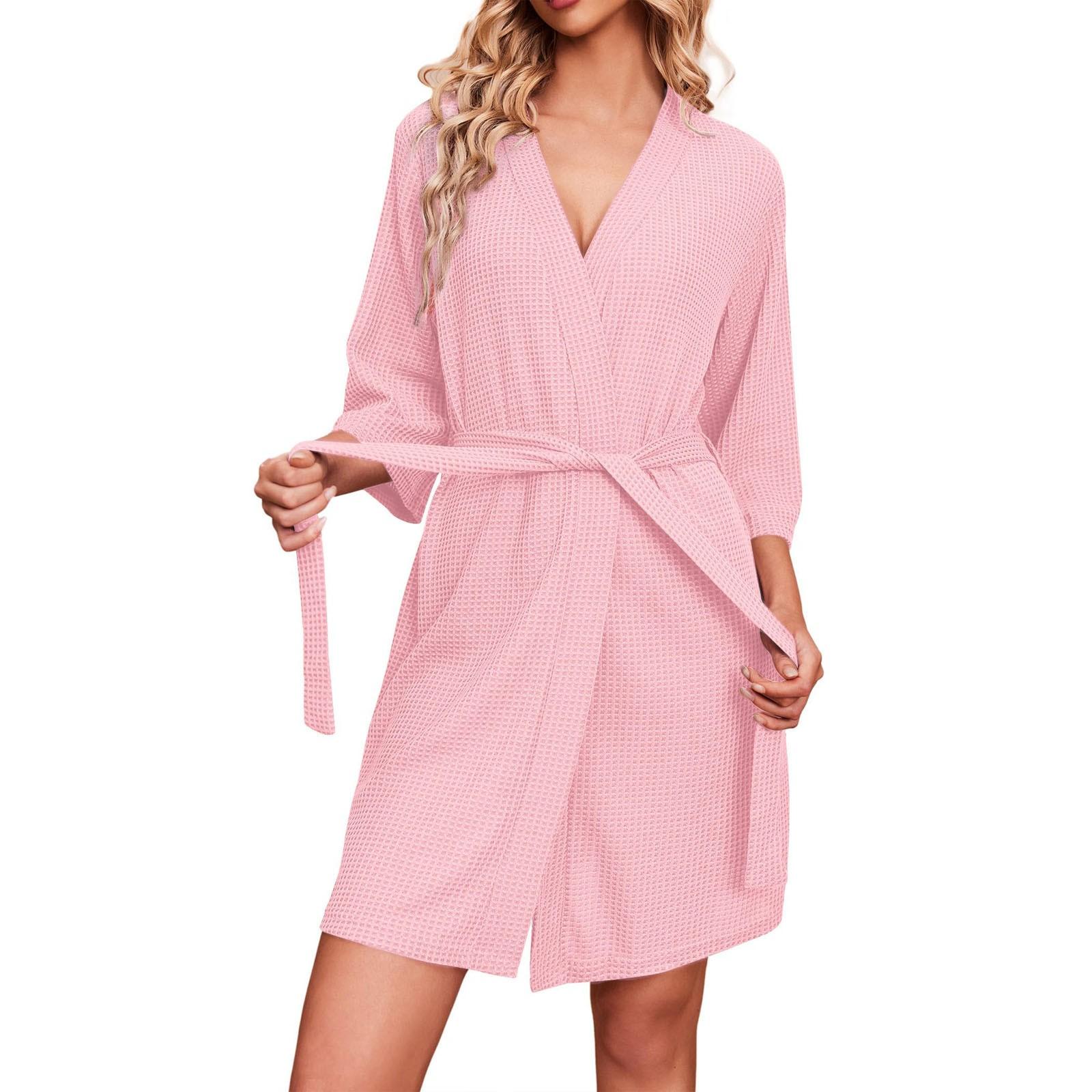 

Женский зимний удлиненный толстый халат с вышивкой имени своими руками, мягкий халат, пальто-халат XL розовый