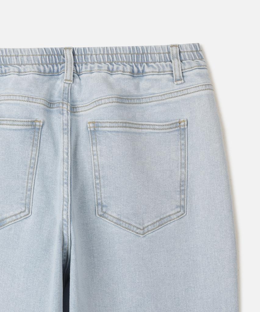 247Silijeu Loose Tapered Denim Light Blue (B Type)