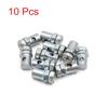 Universal 2/10Pcs Ucket Silver Tone Thread Dia Brake Cable Wire Solderless Nipple Screw for Motorcycle