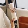 1Pc Car Styling Seat Belt Cover Shoulder Strap Harness Cushion Cartoon Bear Car Seatbelt Shoulder Pad Protector