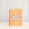 StoBag dog paw gift wrapping bags happy birthday packaging bags for sweets kraft paper treat bags pet party supplies candy favor