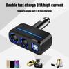 12V/24V Vehicles  Socket Splitter Multiple Device Charging Car Accessory 2 USB Interfaces Totally 3.1A Output
