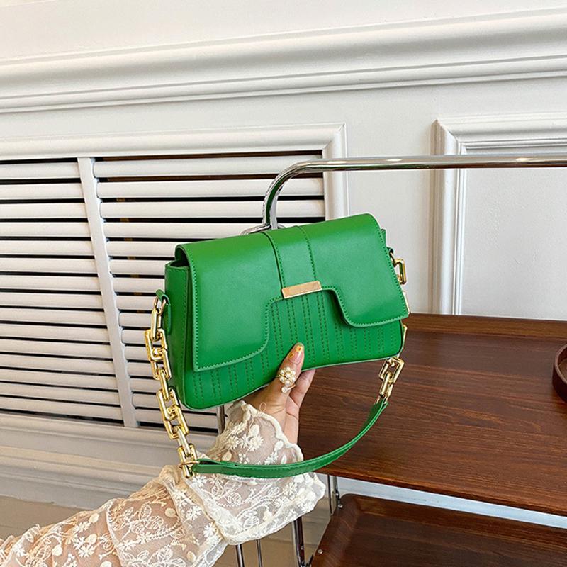 

Роскошная сумка для подмышек с цепочкой и клапаном для женщин, винтажная сумка из искусственной кожи для женщин, сумка для покупок на плечо подмышками 26x6x16cm