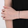 Fashion Titanium Steel Spiral Hemp Rope Twisted Chain Couple Bracelet with Lobster Clasp - Multi-Size Hip Hop Trend