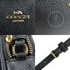 Gebrauchte COACH Umhängetasche F30259 Leder schwarz Pochette