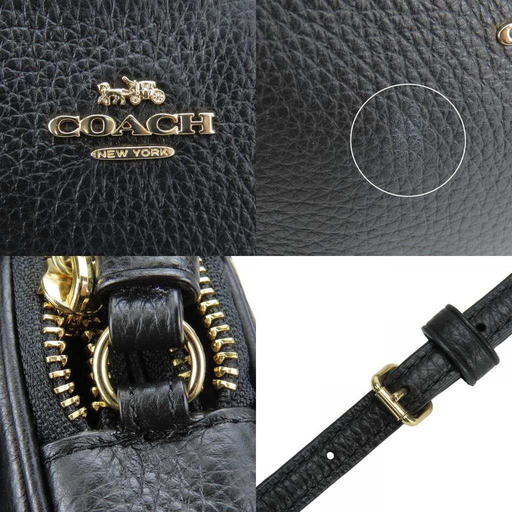 Gebrauchte COACH Umhängetasche F30259 Leder schwarz Pochette