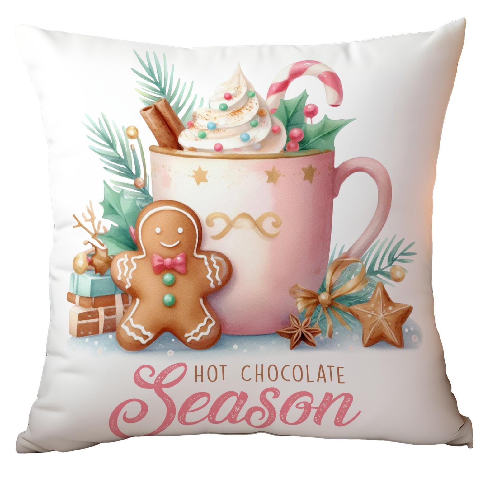 

Новая Рождественская наволочка Санта Рождественская елка Дом Диван Подушка Наволочка 45 * 45Cm