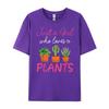 Plant Shirt Plant Girl Planting I Love Plants Camisas Basicas Hombre Tee Shirt Men Tshirts Happy New Years