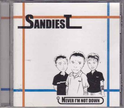 CD SANDIEST - Never I'm Not Down PX058 Diwphalanx Reco 2000 Japan Rock Used
