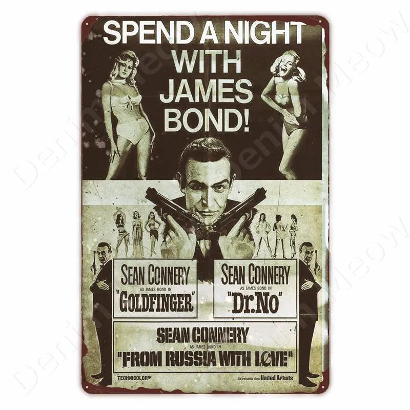 Retro Metal Cinema Movie Poster Vintage Metal Sign Wall Art Decor Aesthetic Living Room Decoration