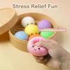 7Pcs Mini Dumplings With Steamer Bun Squeezable Toys Set Soft Stress Relief Crystal Squeeze Fidget Sensory Toy Party Favors Gift