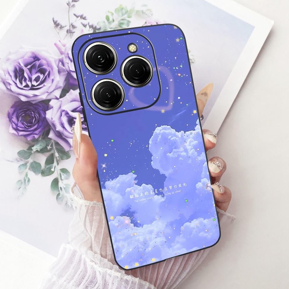 Case For Tecno Spark 20 Pro Cover KJ6 Cute Cat Fashion Butterfly Painted Casing For Techno Spark 20 Pro Bumper