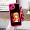 Engel Mahiru Shina Handyhülle für iPhone 17 16 15 14 13 12 11 Air Pro Max Plus Rotes Weiches TPU Stoßfeste Hülle