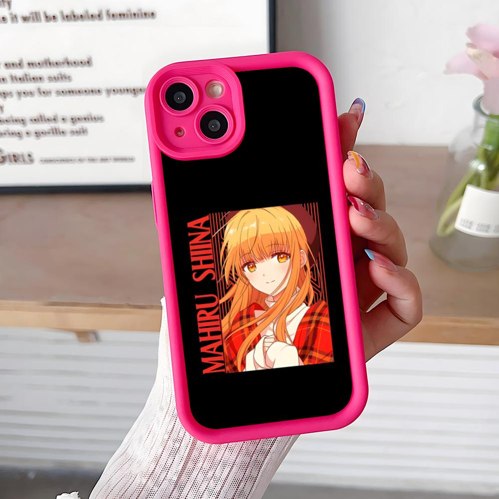 Engel Mahiru Shina Handyhülle für iPhone 17 16 15 14 13 12 11 Air Pro Max Plus Rotes Weiches TPU Stoßfeste Hülle