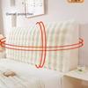 Thick Imitation Rabbit Fur Bedding Head Cover Dust Protection Covers for Bedroom All Inclusive Universal Headboard and Backrest Hood