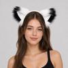 Flexible Faux Fur Cat Ears Fluffy Realistic Texture Animal Headband  Festival Gifting
