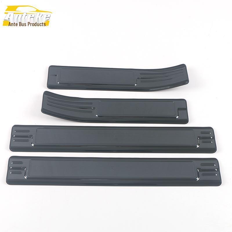 21 Mocha Sill Strip Decorative Patches: Stainless Steel Bumper Welcome Pedal Exterior Accessories