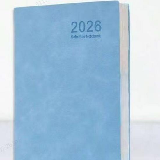 2026 Premium A5 Business Notebook - PU Leather Cover, Customizable Logo & Name Engraving