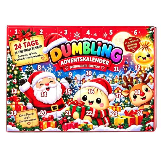 Christmas Countdown Set 2026 Squeeze Toy Advent Calendar, 24-Day Dumpling Bun Fidget Silicone Toys Box, Soft TPR Stress Relief Sensory Gift