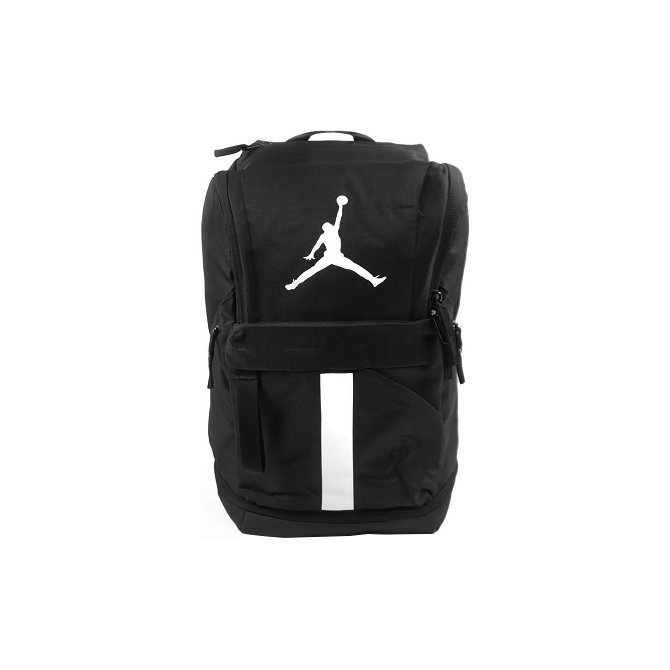 

Jordan New Storage Zipper Pocket Layer Polyester Backpack Unisex Backpack Black DX3414-010 Black