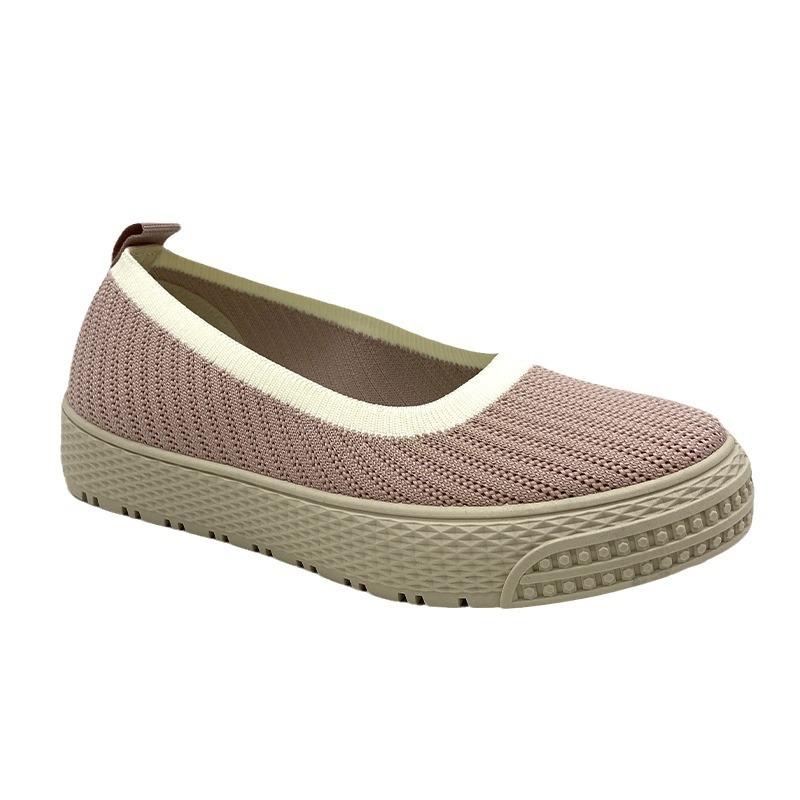 Dámské letní boty rybářky s kulatou špičkou a mělkým výstřihem, na silné podrážce, pohodlné, prodyšné, nazouvací, ležérní boty