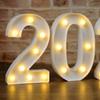 Illuminated 2026 Graduation Sign - 2026 Illuminated Graduation Lightbox Letters, Each Letter Comes With Two AA Batteries.