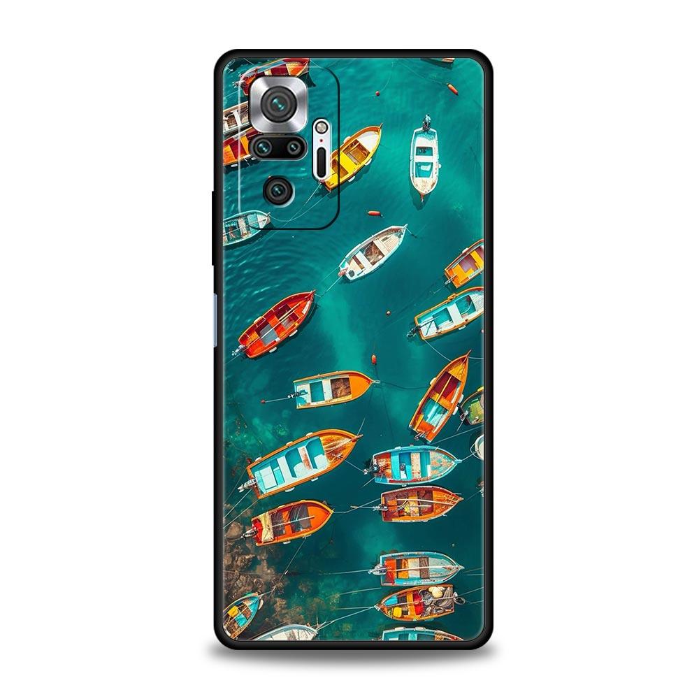 Custodia per Telefono Per Xiaomi Redmi Note 14 13 12 5G 11 10 Pro Plus 4G 9S 9 14C 13C 12C 10C 9C 9A Morbida Copertura in TPU pesca