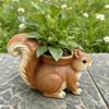 Harz Eichhörnchen Sukkulenten Blumentopf Handgefertigt Sukkulenten Pflanzentöpfe Wohnzimmer Dekoration
