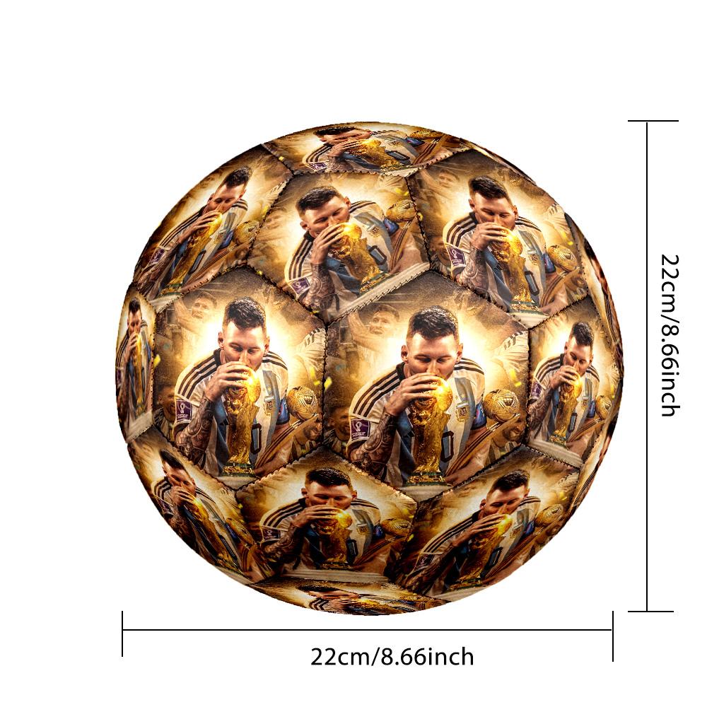 Messi 10 Number Soccer Legend Size 5 Soccer Football Machinestitched Indooroutdoor Universal Football Ideal For Soccer Enthusiasts