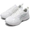 Li Ning Pulse Classic Trendy Versatile Comfortable Shock Absorbing Non-Slip Wear-Resistant Low-Top Dad Shoes Men sneaker Silver White AGCV145-1