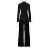 Winter Brushed Tracksuit Set Zip Up Hoodie Straight Leg Pants Casual Sportswear Women