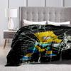 Simpsons 20Th Anniversary Print Blanket Soft And Comfortable Sofa Blanket Office Rest Blanket Digital Printing Sheet