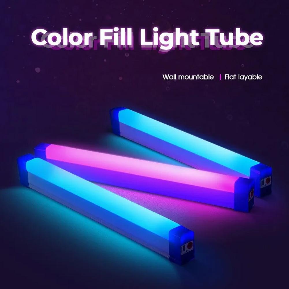 Atmosphere Light LED Charging Emergency Color Tube Dimming And Supplementary Lighting Household Color Ambient Light