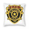 Raccoon Police Department Square Pillowcase Polyester Linen Velvet Creative Zip Decorative Car Cushion Cover