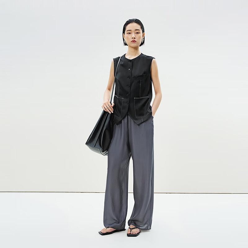 LESS 2025 Summer Loose Wide-Leg Trousers