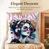 Day of the Dead Skeletons Cushion Cover Natural Linen Organic Fabric DoubleSided Printing Sofa Home Decor Gift Pillow Case