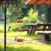 Hummingbird Feeder - Wide Mouth Nectar Feeder with Ant Moat, Easy-Refill Top & Leak-Proof, Unique Gift Outdoor Garden & Backyard Decor Hanging -