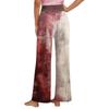 Women's Comfortable Sleep Pants Halloween Print Drawstring Wide Leg Pants