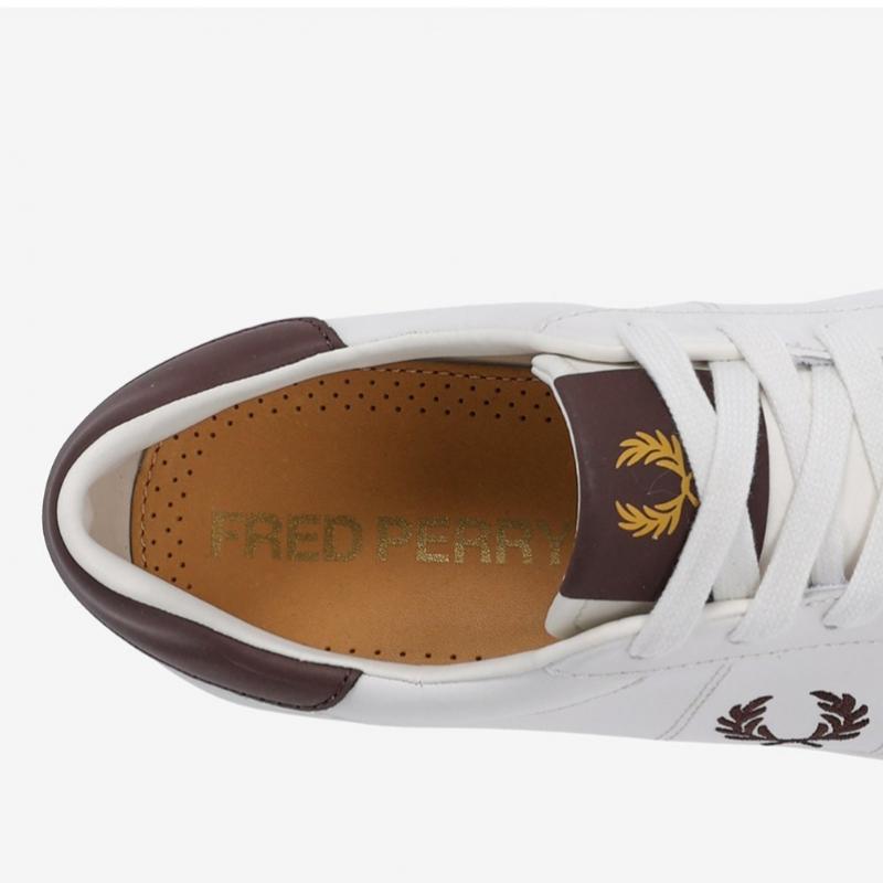 Fred Perry Men S Leather SneakerS New Spencer Sfpm2434334 U69