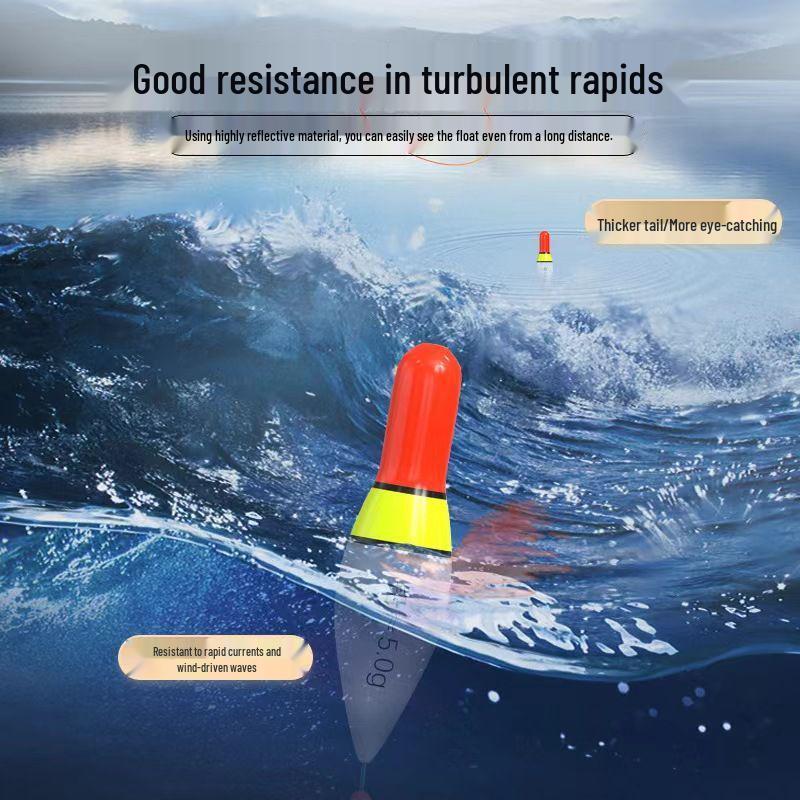 Stream Pacifier Micro Lure Float: Ideal for Shallow Water, Bait Fishing, and Casting Small Fish In Streams.