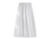 Rong Tai Women's Spring 2026 A-Line Cotton Skirt - Breathable Elastic Waist with Large Hem