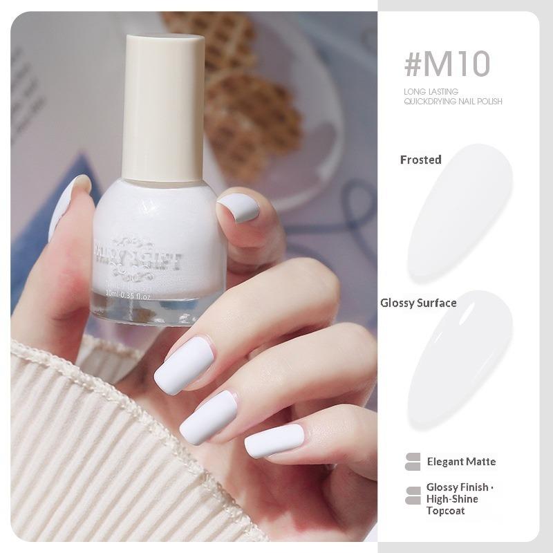 Colorful Nail Polish Matte, Long-lasting, Non-peelable, Quick-drying, Matte Nail Polish