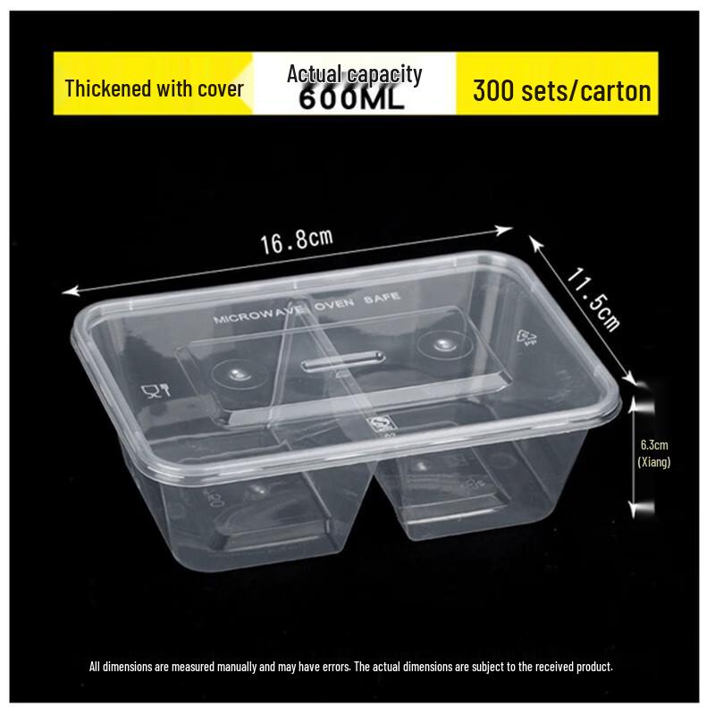 Lead Eagle Disposable Multi-Compartment Meal Prep Containers