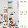 Stuffed Animal Tube Toy Display Transparent Storage Box Doll Plush Storage Holder Standing Stackable Soft Toy Organizer Holding