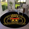 One Piece Straw Hat Pirates Round Area Rug Carpet Rug For Living Room Bedroom Sofa Playroom Decor Nonslip Floor Mat