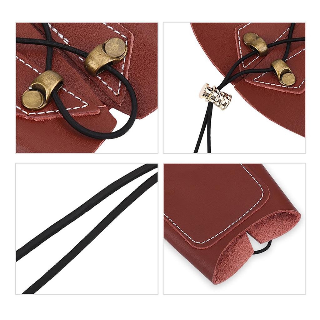 Archery Arm Guard   Tackle Accessory for Hunting Shooting(Black)