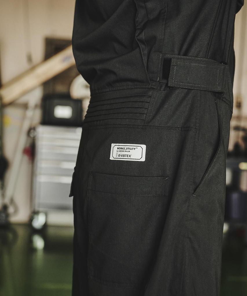 GORDON MILLER Unisex Overalls VIBTEX Size 2 L Size Charcoal Gray 1767080 WORKS_UTILITY All-in-one (JP Equivalent)