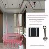Nordic Indoor/Outdoor Double Hanging Chair Swing with Tassel Cradle - Cotton & Linen Hammock for Balcony, Homestay, or Internet Celebrity Use