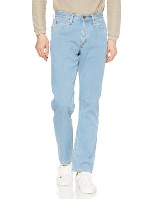 Lee Jeans Teplý Denim Rovný Chladné Počasí Světlý Velikost 34 [Oficiální] Kalhoty, Střih, Ochrana, Pánské, Modré,